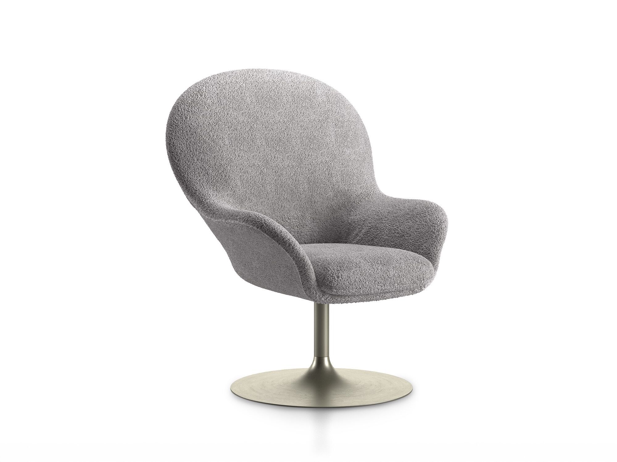 Ткань поворотный стул с подлокотниками Natuzzi Italia Deep ARCH-00071755 - Вид №3