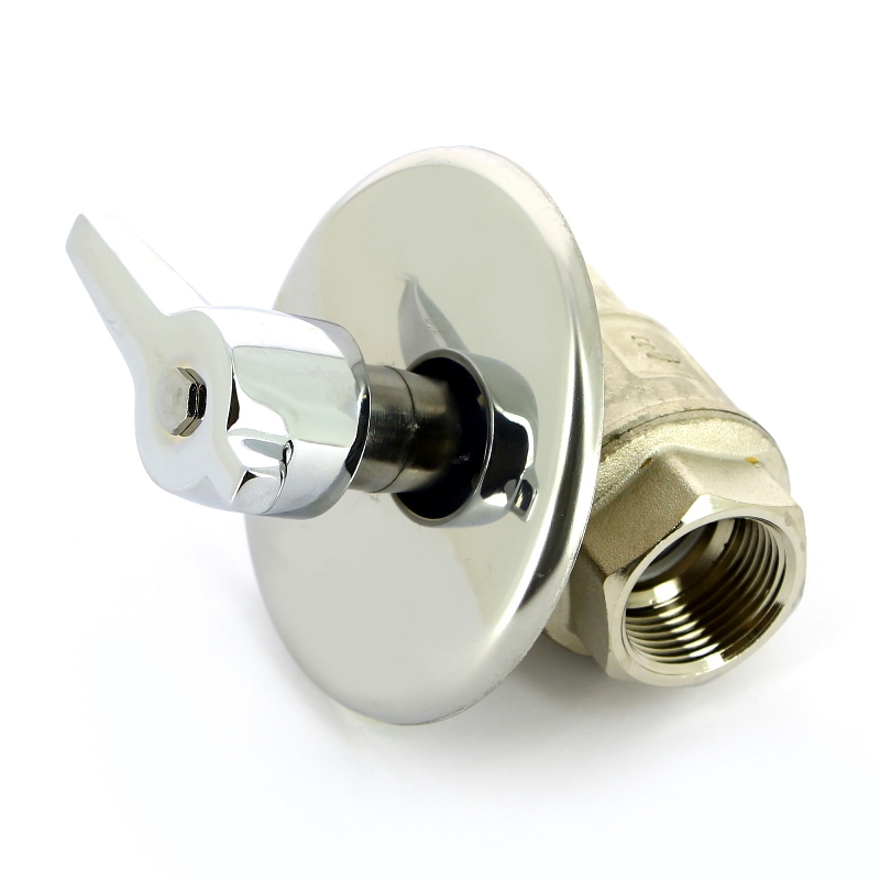 Кран шаровой ВВ под штукатурку маховик ITAP 1" 1381 - Вид №3