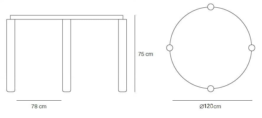 Стол из шпона и каучукового дерева TEULAT Atlas ARCH-00086615 - Вид №9