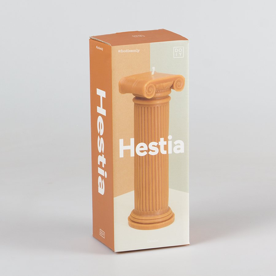 Свеча высокая оранжевая Hestia Column DOIY  253255 Оранжевый  - Вид №2