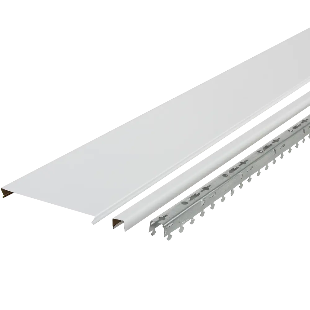 Комплект реечного потолка MONLID 1.35x0.9 м цвет белый матовый 89417682 STLM-2133055 Нет