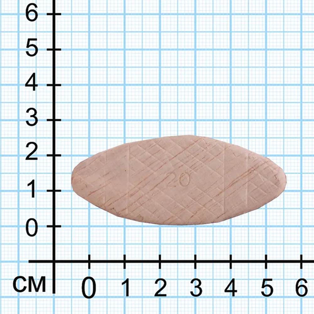Шкант мебельный 55x23x4 мм дерево цвет бежевый 20 шт Santreyd STLM-2108030 - Вид №1