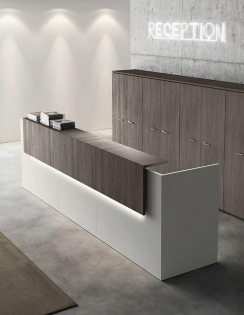 Las Mobili Стойка регистрации офиса с освещением sun-id-1444685 - Вид №3