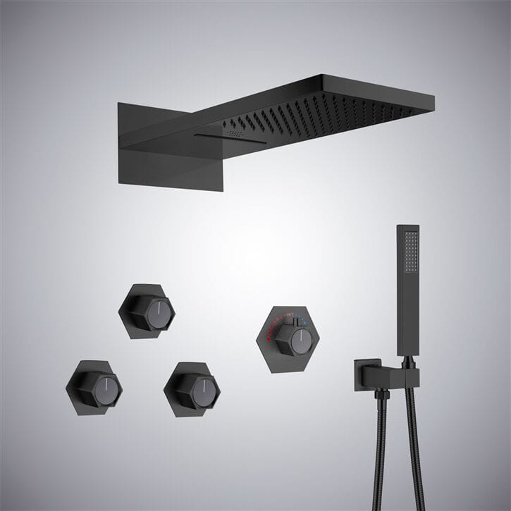 Термостатический встраиваемый душевой набор с насадкой для душа Fontana Showers питьевой фонтанчик ARCH-00137370 - Вид №4