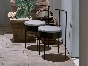 BAXTER Кожаное кресло со встроенной подушкой