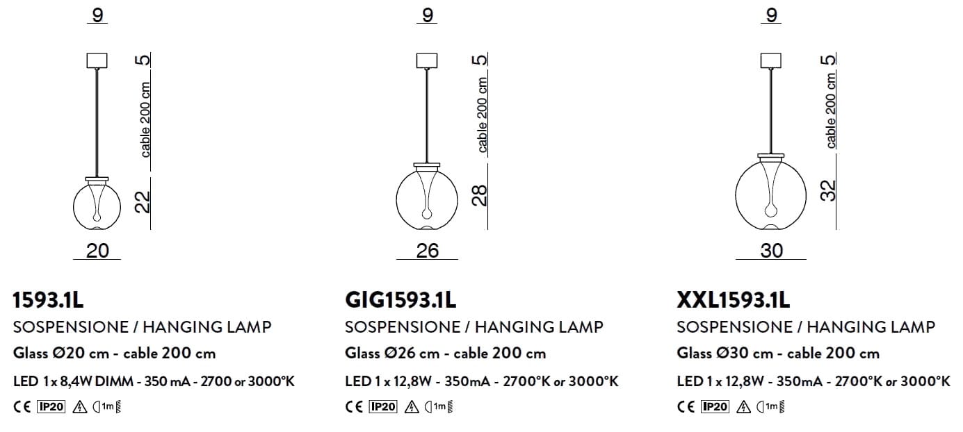 Светодиодный подвесной светильник Cangini & Tucci La Stilla ARCH-00005177 - Вид №1
