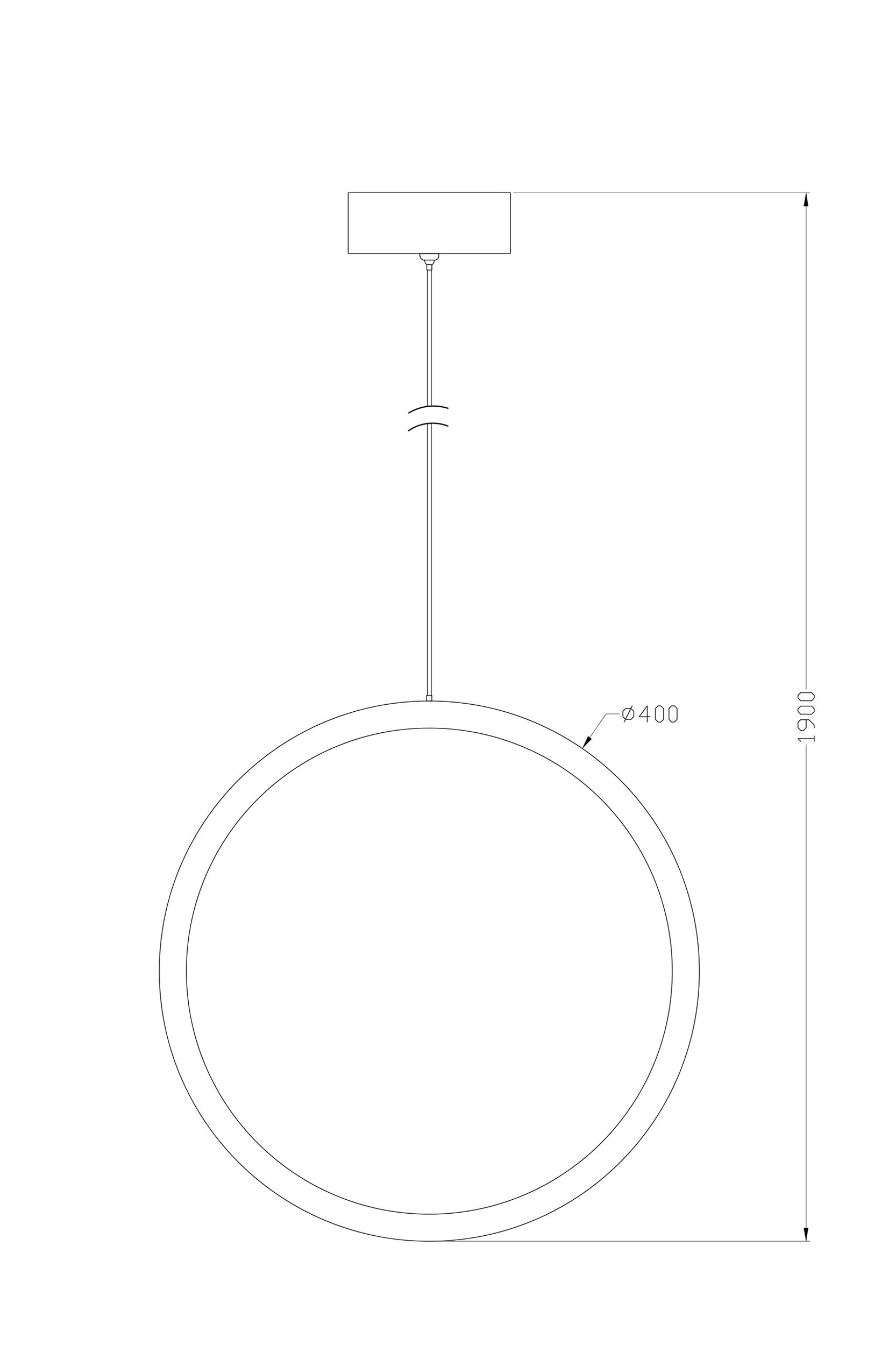 2000983199904 Подвесной светильник O-Wood диаметр 40 ELECTRORETRO Light Wood  - Вид №6