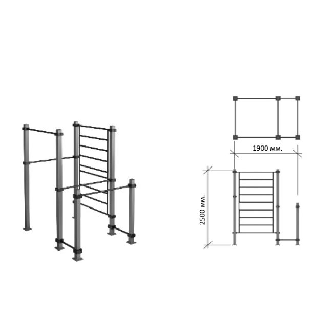 Kettler kett-up уличный комплекс для взрослых и подростков 02 Kettler sun-id-2069198 - Вид №1