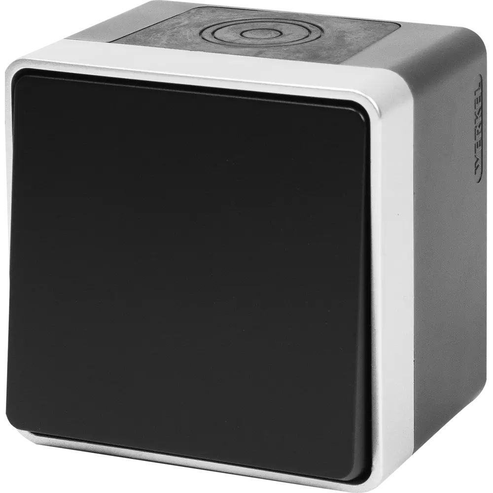 Влагозащищенный выключатель Werkel Gallant с металлическим ободком 82063361 STLM-0018554 - Вид №1