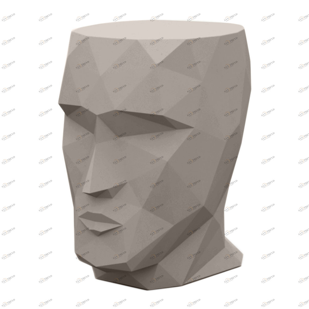 Приставной столик фигурный серый 49 см Adan taupe от Vondom VONDOM ADAN ОТ VONDOM 288874 Серый 