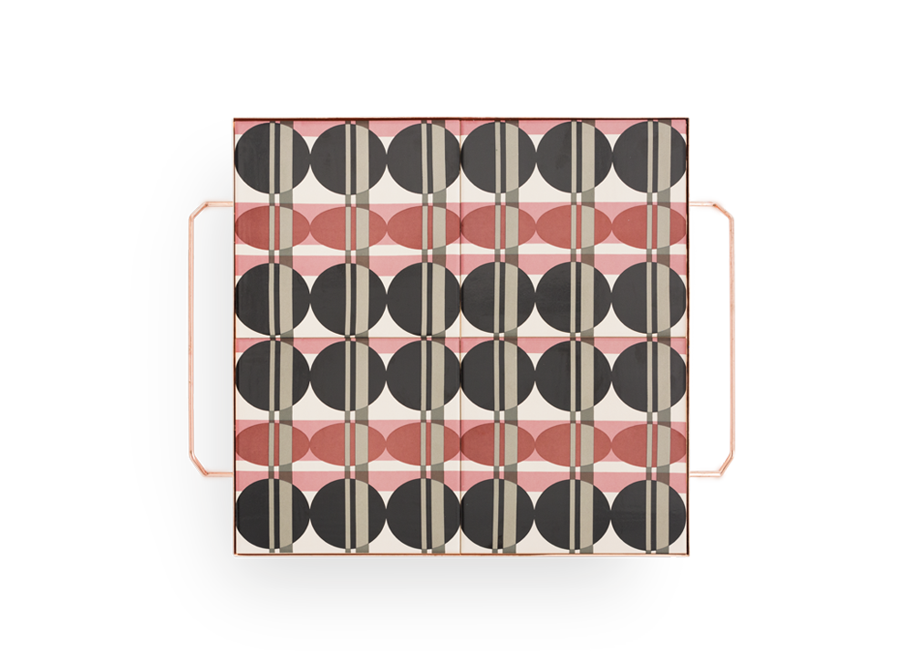 100558 Поднос квадратный Pink 40x40 GAN Mix & Match  - Вид №3