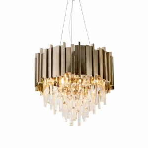 Подвесной светильник Barclay L4 от Delight Collection A006 L4 DELIGHT COLLECTION ДИЗАЙНЕРСКИЕ 243922 Прозрачный;золото