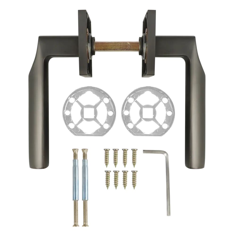 EDSON Дверные ручки EDS-159H-Q2 графит для межкомнатных дверей 85169377 STLM-0059373 - Вид №1