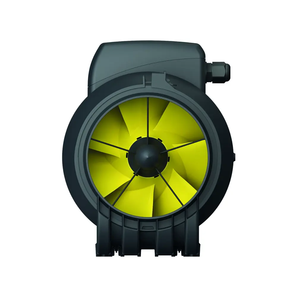 Вентилятор канальный центробежный Era Pro Mistral D125 мм 30 дБ 368 м3/ч цвет черный STLM-2026089 - Вид №3