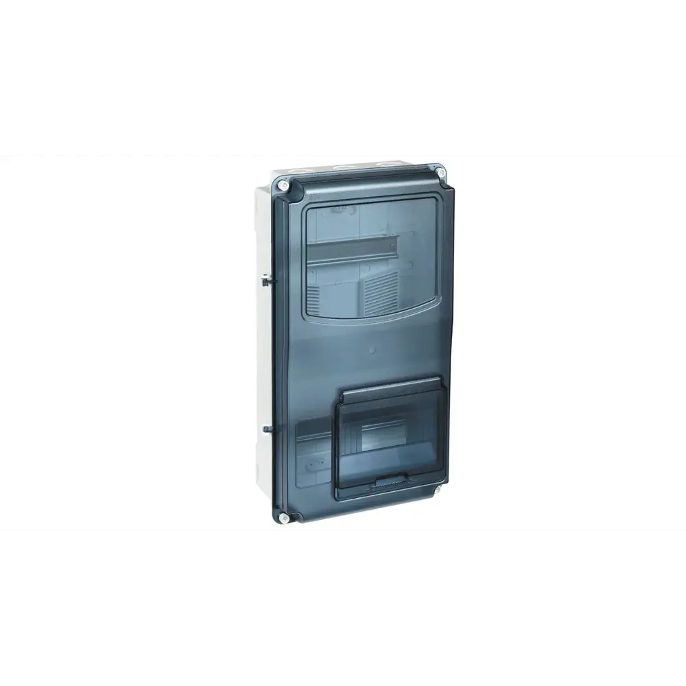 Щит учетно-распределительный навесной IEK MSP3-N-12-66-L ЩУРН-П 12 модулей IP66 пластик цвет белый STLM-2061559