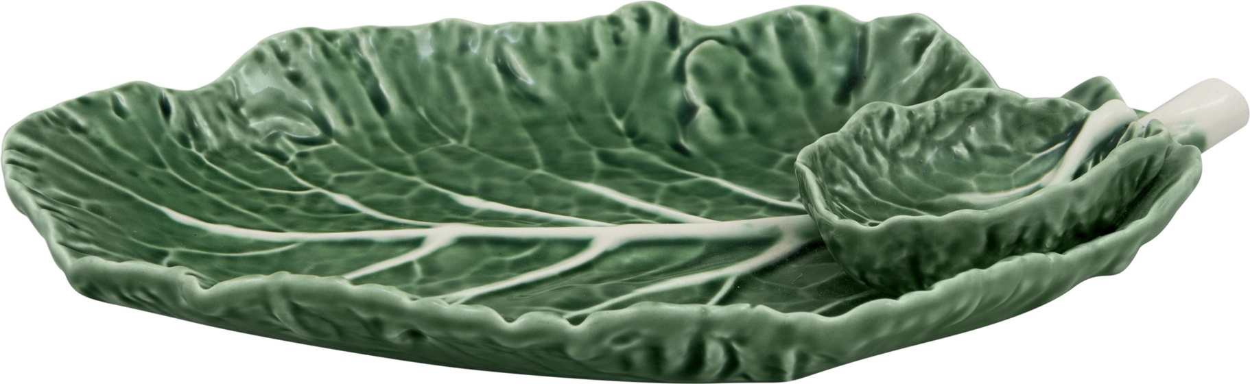 10581741 Bordallo Pinheiro Блюдо для закусок и соуса Bordallo Pinheiro Капуста 28см, керамика Керамика 