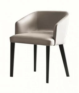 Casamilano Мягкое кожаное кресло с подлокотниками