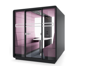 Многосторонняя акустическая офисная кабина со встроенным освещением