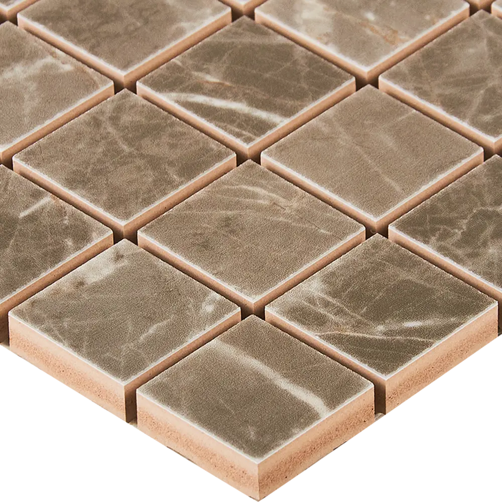 Декор настенный Kerama Marazzi Фоджа 20x50 см глянцевый цвет коричневый мозаика 84407403 STLM-2084789 - Вид №1