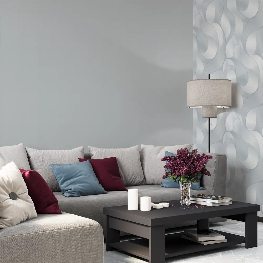 Обои флизелиновые Palitra Planet Faina темно-серые 1.06 м PP72120-44 STLM-2186903 - Вид №3