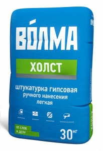 Штукатурка Волма-Холст (старт) гипсовая универс., серый 30 кг (ротбант)