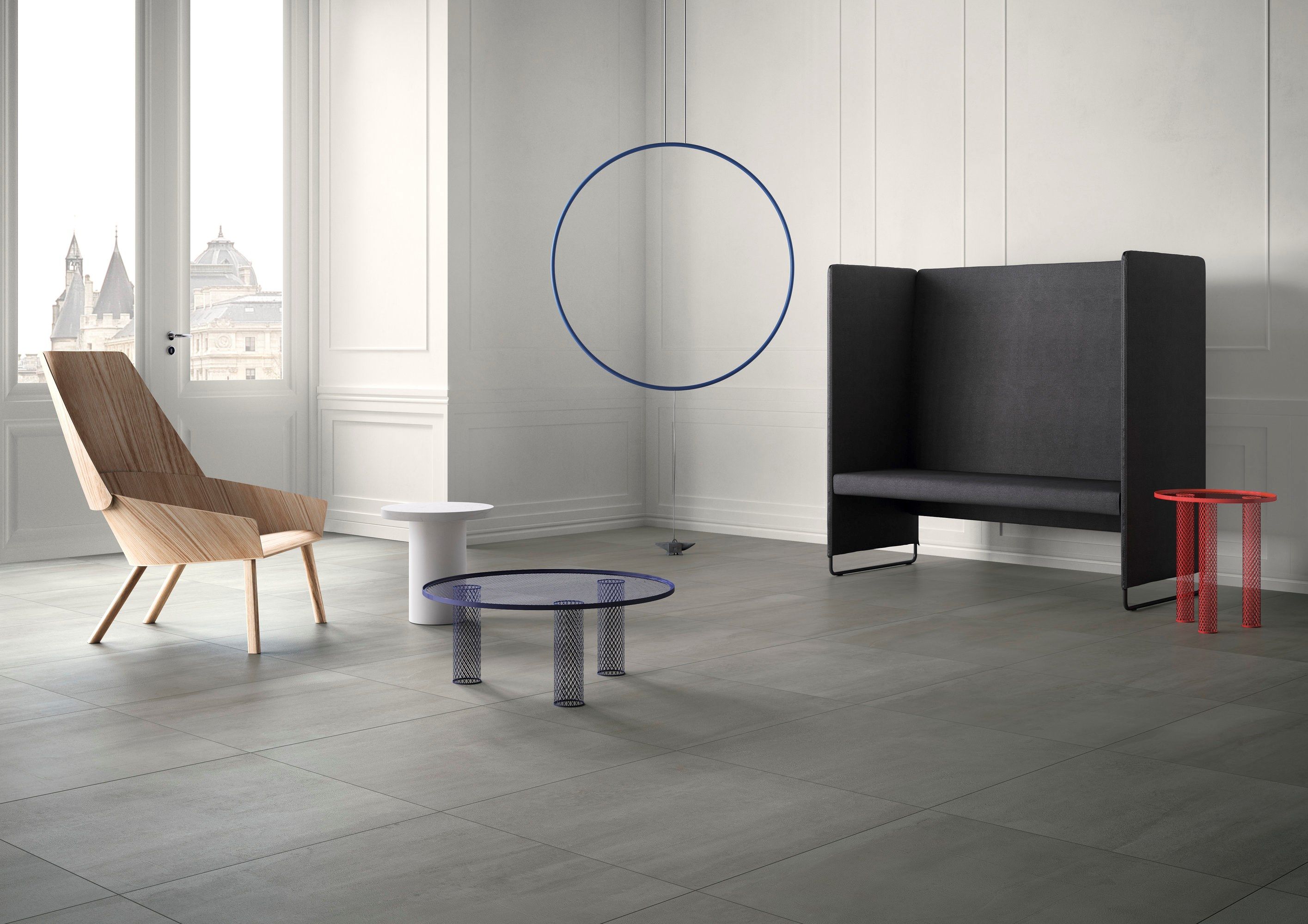 Пол / облицовка керамогранита для внутреннего и наружного применения с эффектом цемента Fiandre Fahrenheit ARCH-00071520 - Вид №1