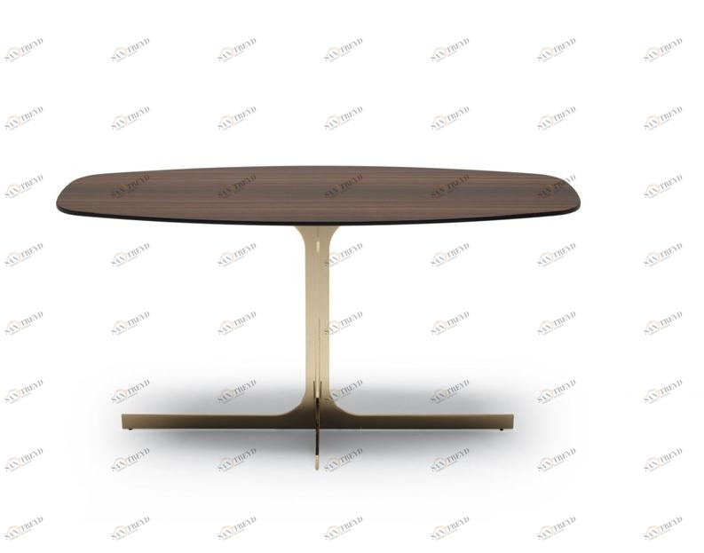 MisuraEmme Деревянный журнальный столик с основанием 4 звезды sun-id-1374017