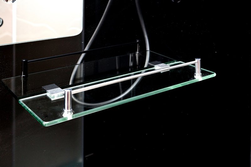 ЕМ1511 L LED с гм. Душевая кабина DETO Серия EM B90 BLACK - Вид №5