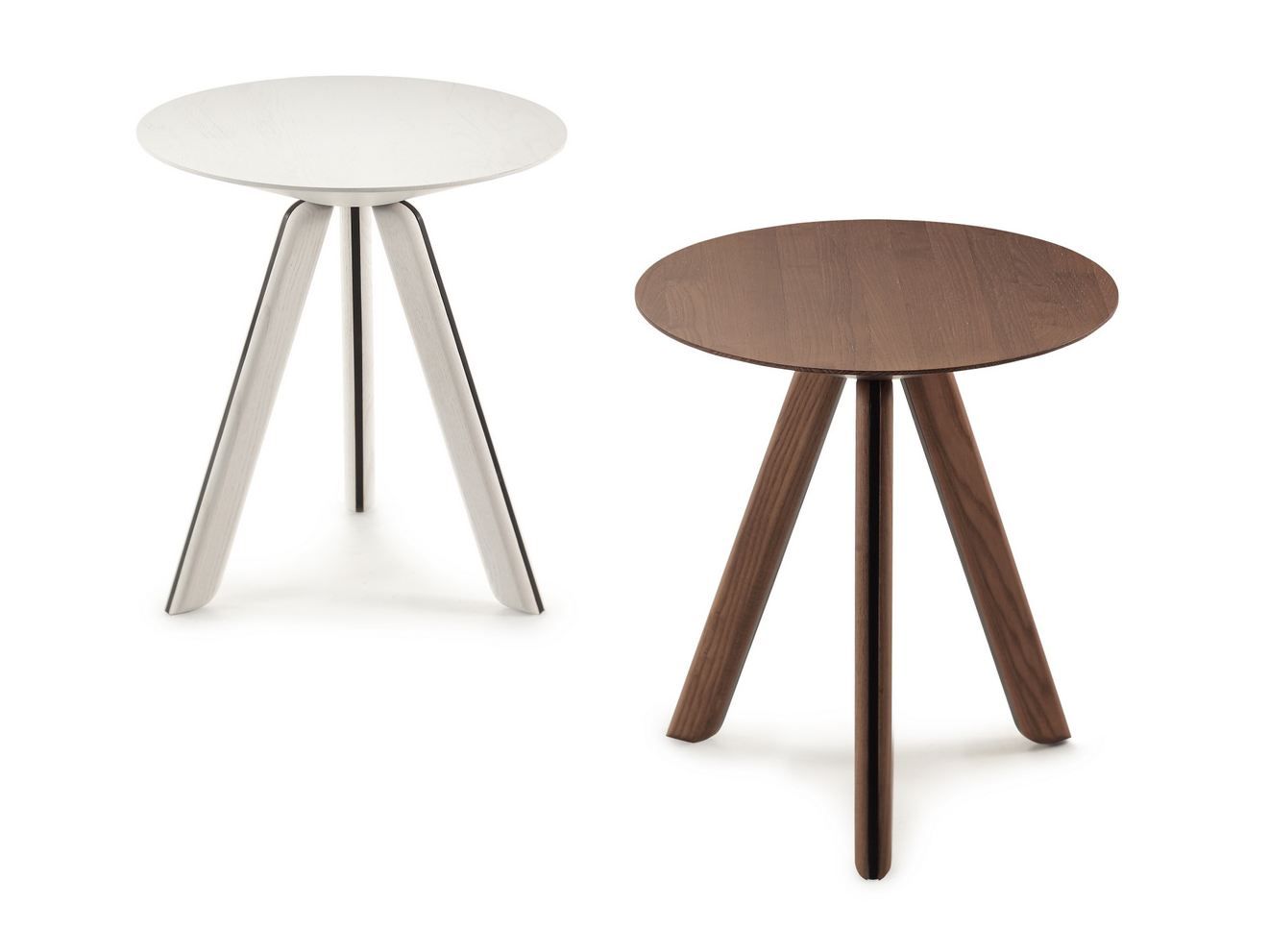 Круглый деревянный журнальный столик SANCAL ARCH-00036167