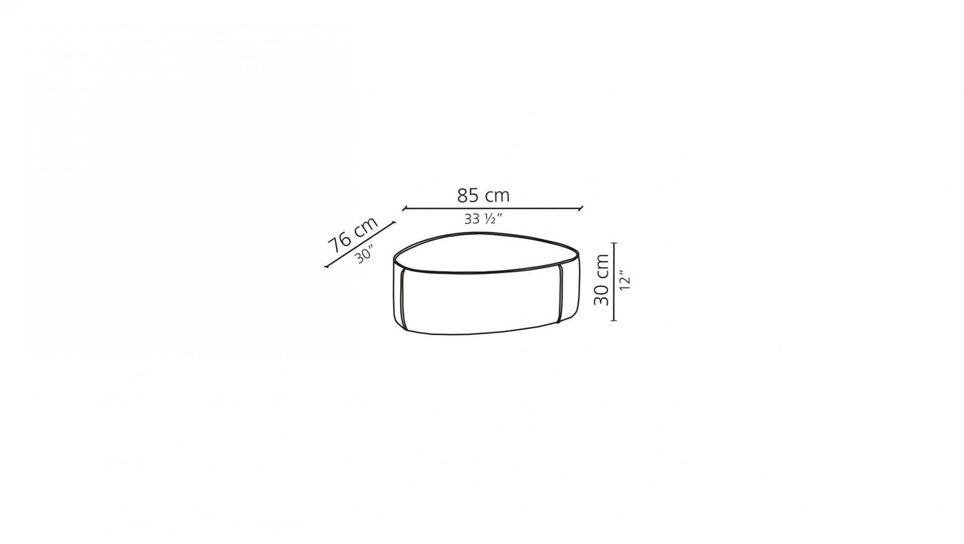 Casamilano Мягкий пуф со съемным чехлом из ткани в современном стиле sun-id-1504444 - Вид №5