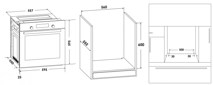 8147683 Электрический духовой шкаф Schaub Lorenz SLB EW6313 белый STDN-0000065 - Вид №9