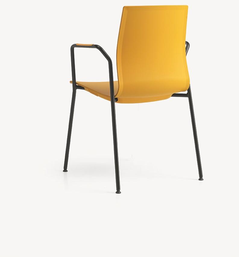 Sesta Стул из полипропилена штабелируемый с подлокотниками Q3 sun-id-1451033 - Вид №1