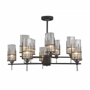 Потолочная люстра Lumien Hall Мирра 33063.01.13.10 LUMIEN HALL ДИЗАЙНЕРСКИЕ, МИРРА 00-3888666 Прозрачный;черный