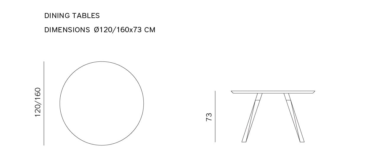 Круглый стол prostoria Oblique ARCH-00097448 - Вид №3