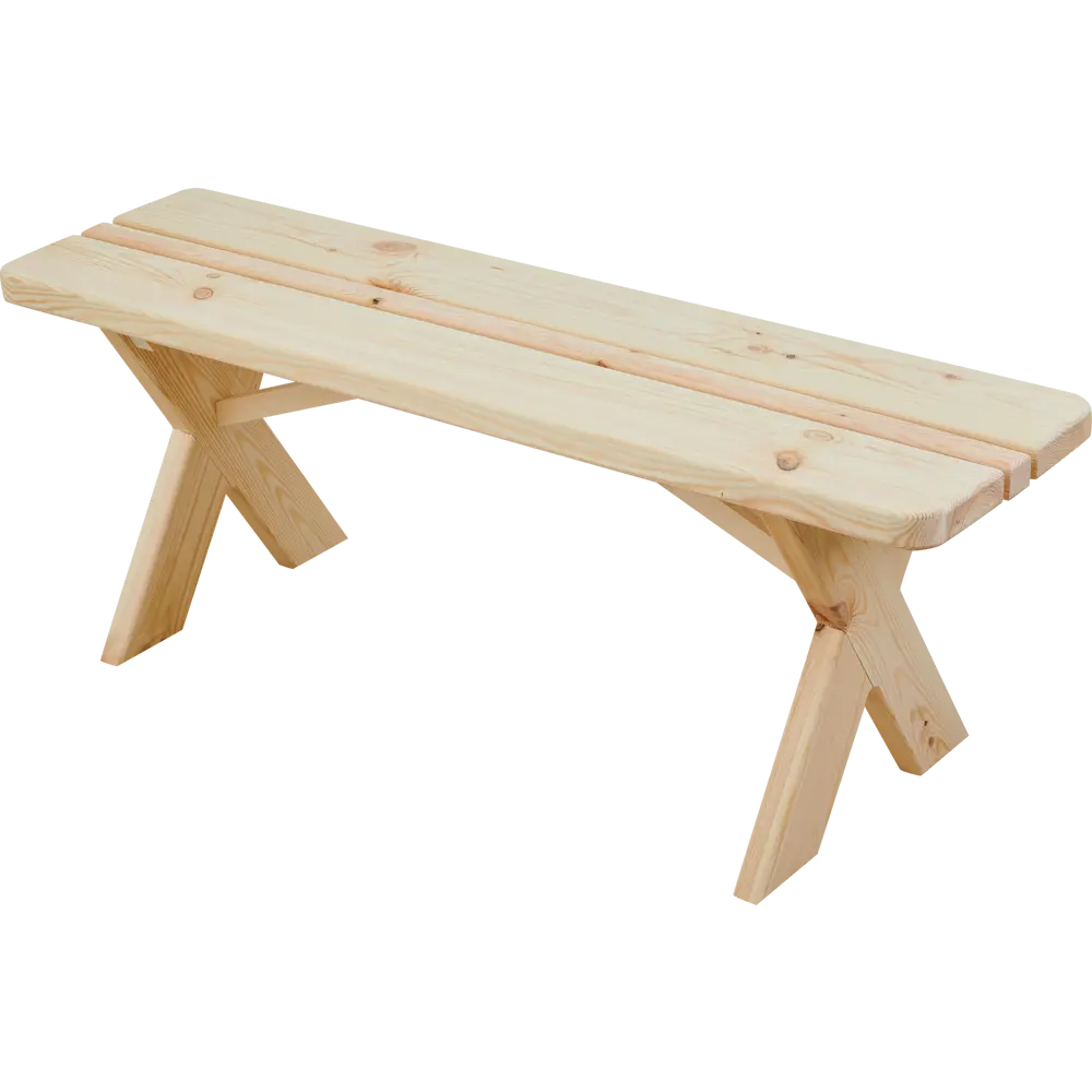 Скамья сосна 1500x330x460 мм натуральная Santreyd нет STLM-2048778