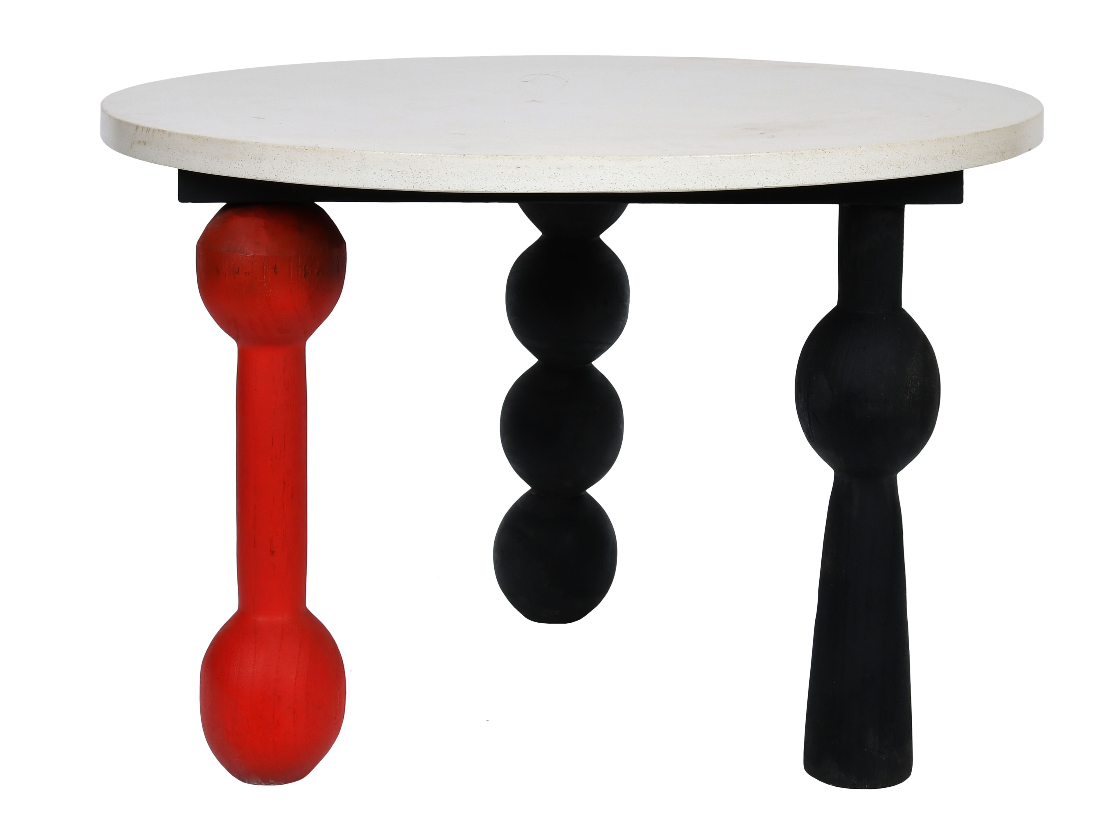 Круглый журнальный столик из волокнистого бетона cbdesign Space ARCH-00066940