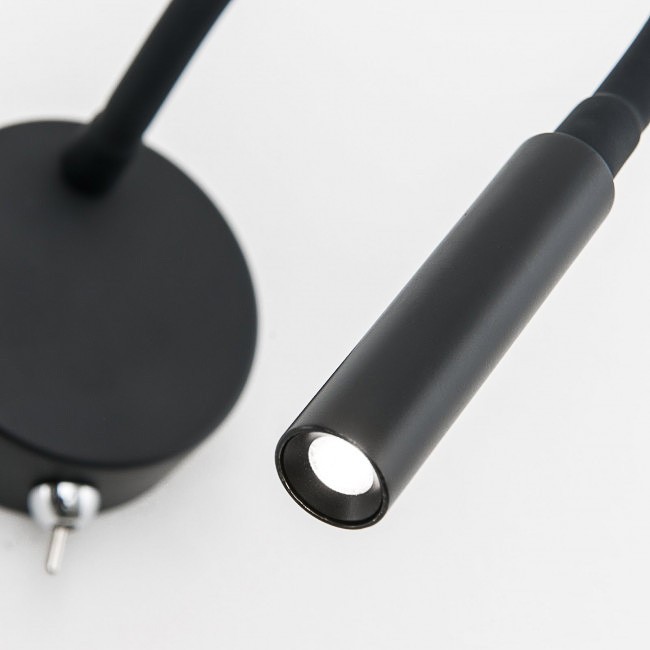 Orion WA 2-1343 KURT черный настенный светильник для чтения 114807 - Вид №1