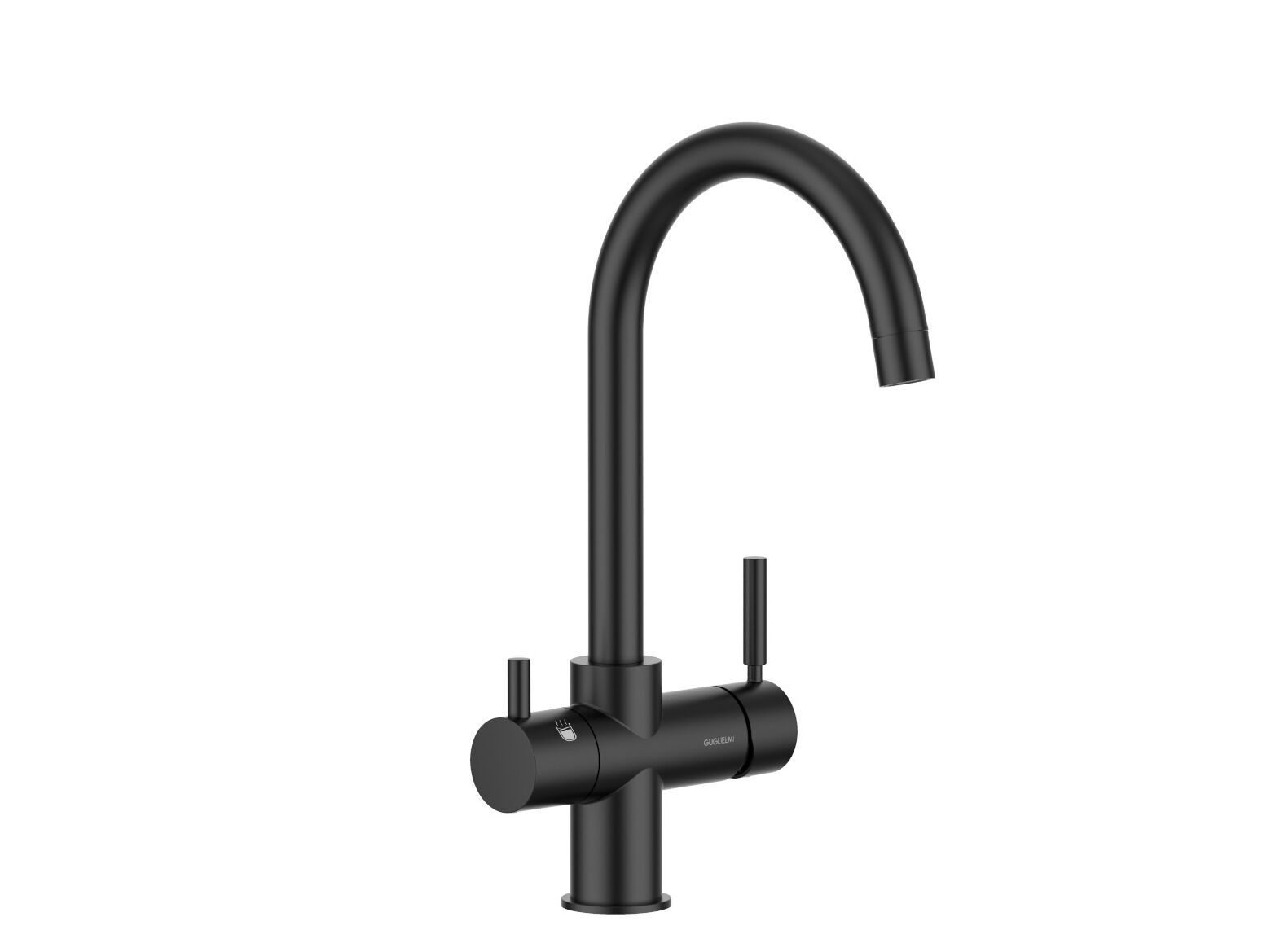 Однорычажный смеситель для кухни с поворотным изливом GUGLIELMI RUBINETTERIE чистый ARCH-00063476 - Вид №3