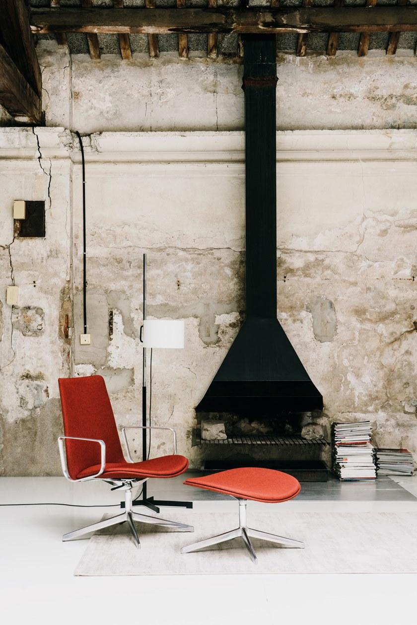 ENEA Кресло из ткани с 4 спицами и подлокотниками Lottus lounge sun-id-1427539 - Вид №5