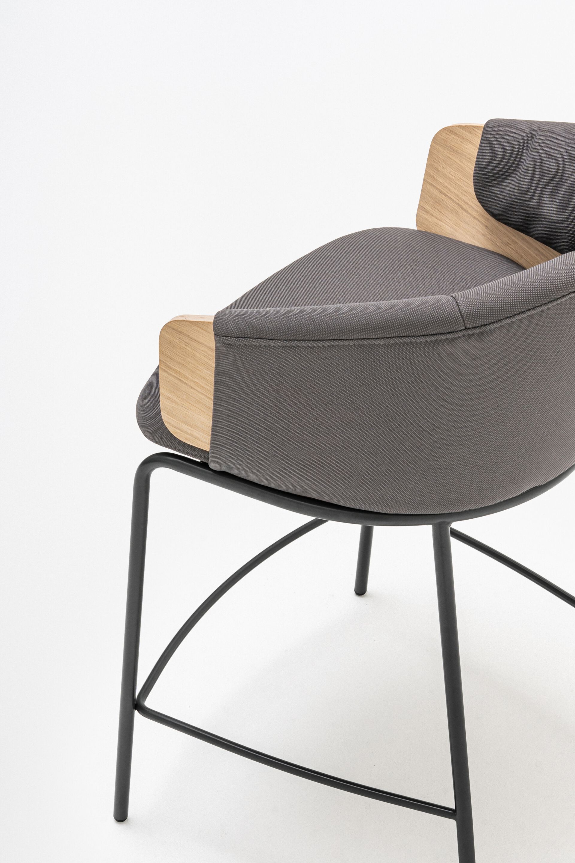 Высокий стул из ткани MDD COLLAR ARCH-00121853 - Вид №7