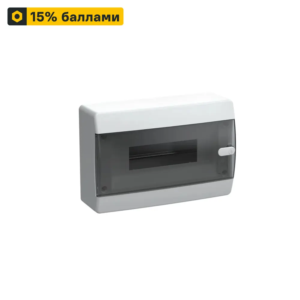 Распределительный щит IEK ЩРН-П-12 на 12 модулей с защитой IP41 89370927 STLM-1111385