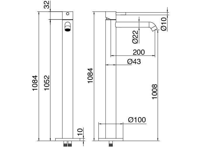Смеситель для умывальника Zazzeri ARCH-00040844 - Вид №1