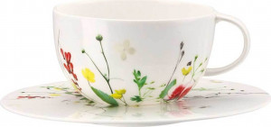 10561843 Rosenthal Чашка чайная с блюдцем Rosenthal Дикие цветы 250мл, фарфор Фарфор