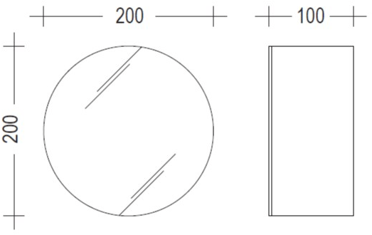 Moab80 Круглое настенное зеркало sun-id-1485079 - Вид №3