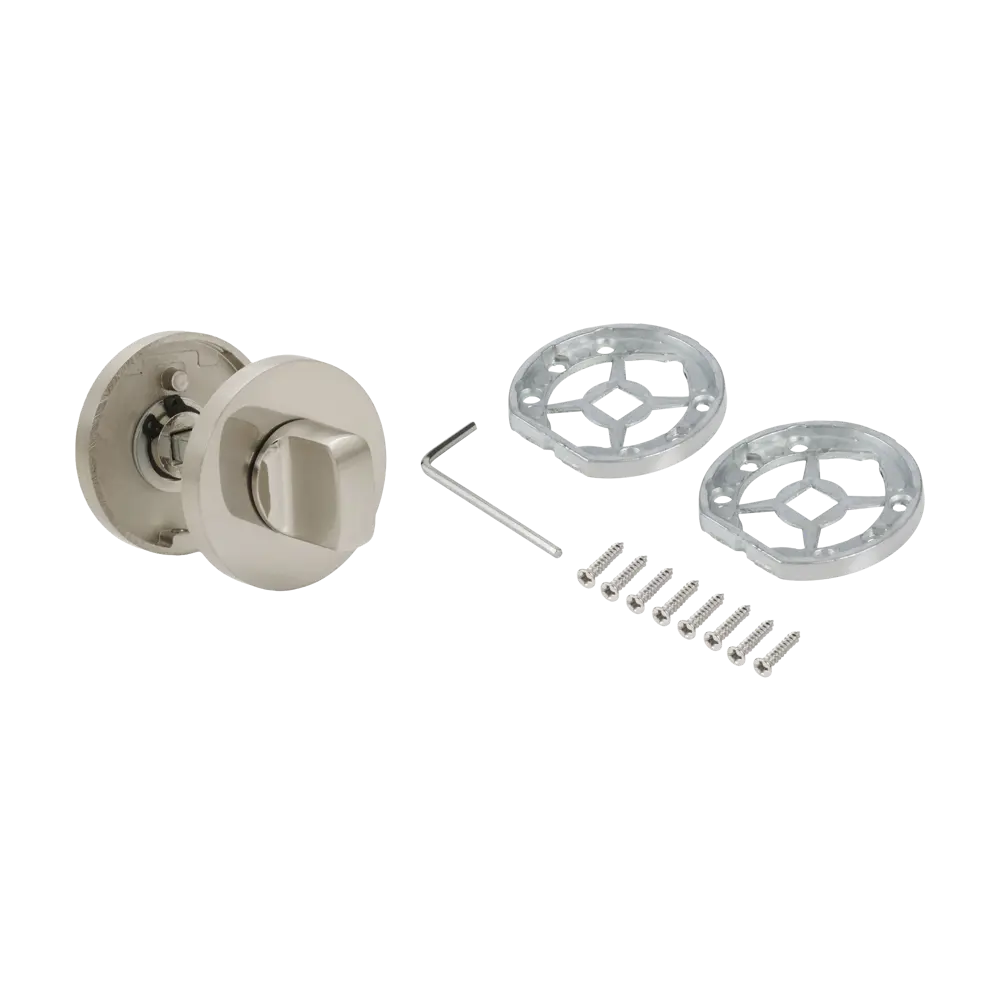 Завертка дверная Edson EDS-WC-R2 алюминий цвет никель 89456894 STLM-2202079  - Вид №1