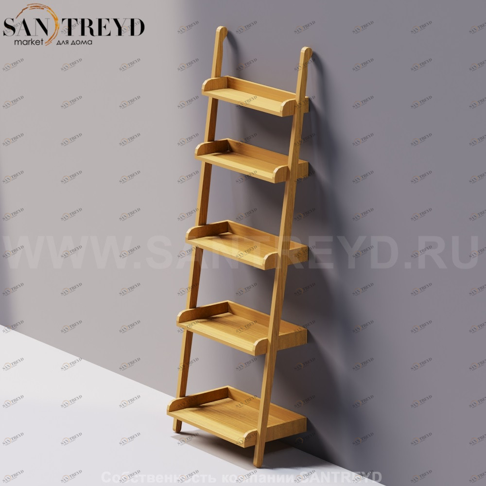 Agape STAIRS Конструкция с пятью полками под тик ACOM0534NPT