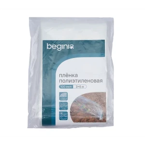 Пленка BEGINIA 3x6 м прозрачный полиэтилен 89404377 STLM-2007142