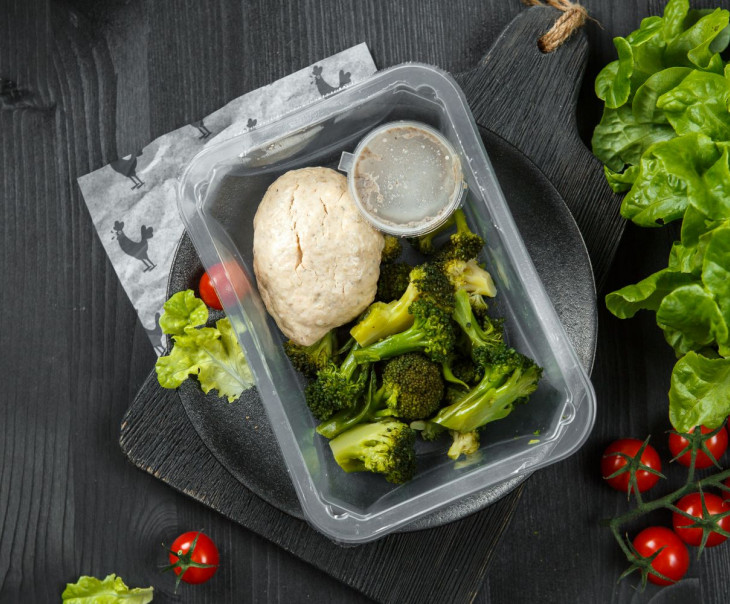 9303 Котлета из семги на пару с брокколи Вкусляндия  - Вид №3