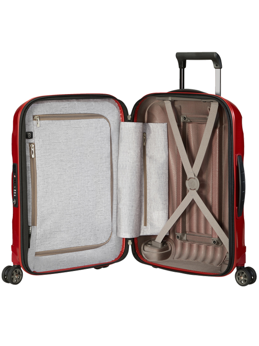 CS2-10007 Чемодан CS2*007 Spinner (4 wheels) 55cm Exp Samsonite C-LITE  - Вид №4