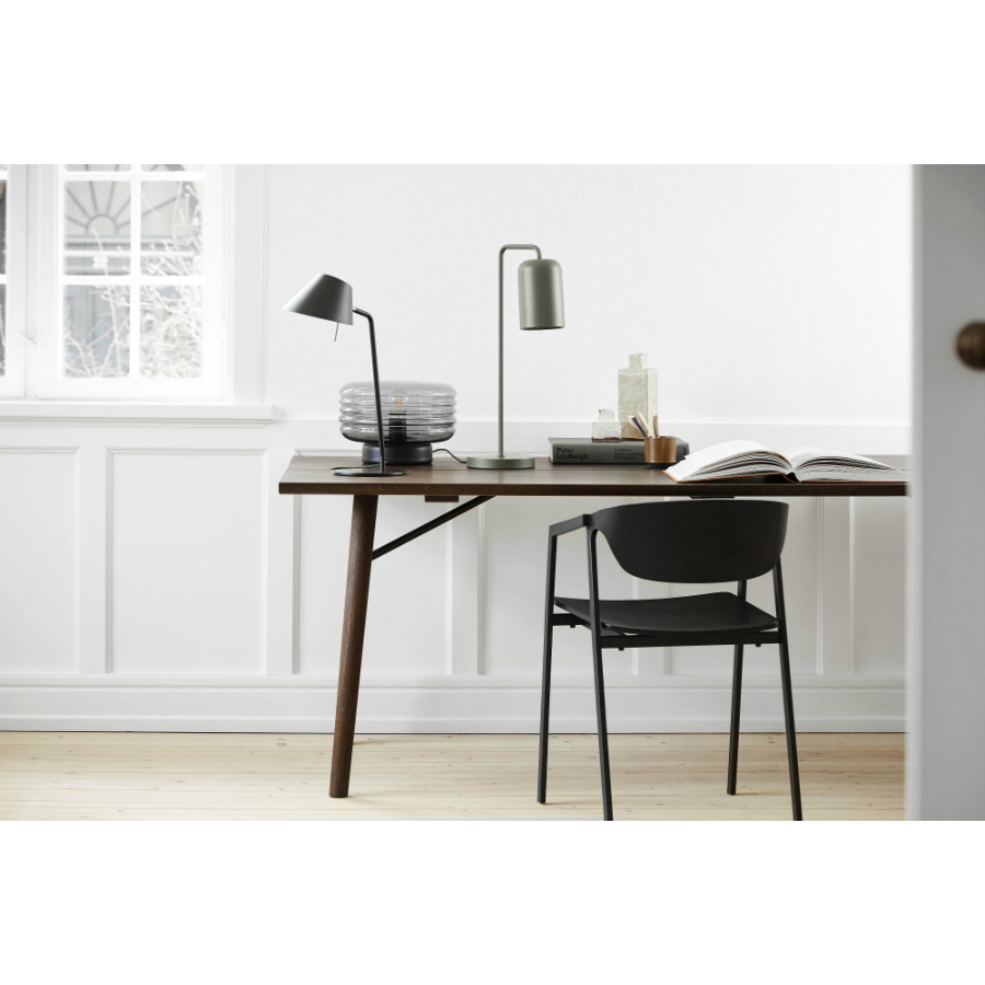 Лампа настольная Chill, 56хD10 см, черная матовая с черным шнуром Frandsen 230365011 - Вид №1